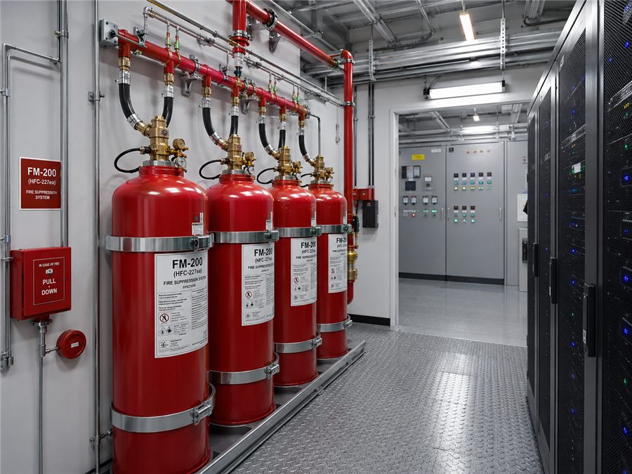 FM-200 (HFC-227) Yangın Söndürme Gazı ve Tankı — kullanım alanı
