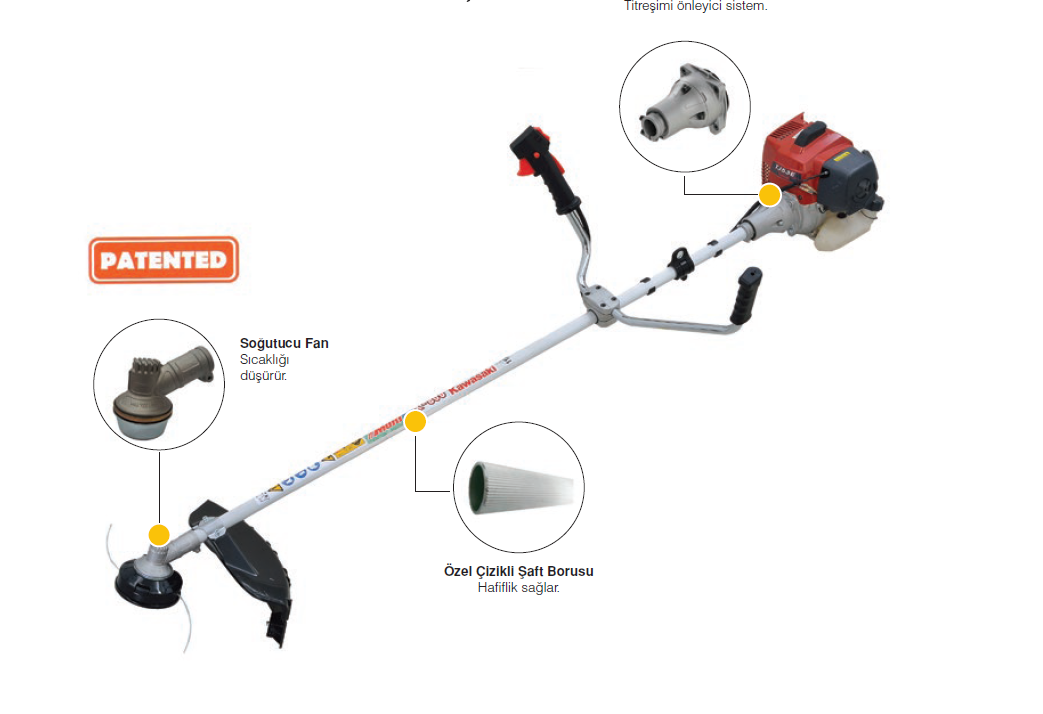 Mikawa X 800 EVO Benzinli Motorlu Tırpan — görsel 3